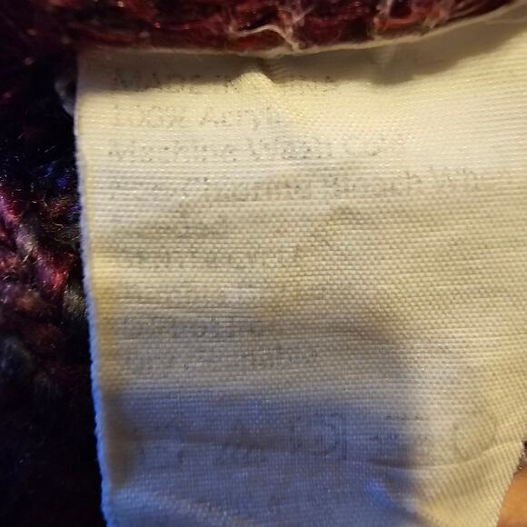 Prana Leisel Cable Knit Sweater Women's L Plum Ombre V Neck Longline Outdoorcore - Picture 7 of 10